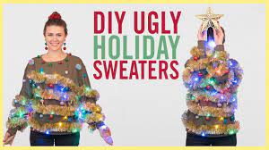 I got an ugly sweater party scheduled for tomorrow, how much do you want for it? Style 3 Ugly Holiday Sweater Diy S That Ll Win Every Contest Youtube