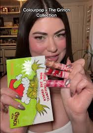 Colourpop x The Grinch Collection Makeup Review