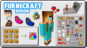 You will be able to sit on a couch and rotate it, but some items are not available Furnicraft Para Minecraft Pe 1 13 0 1 Actualizacion Ley De Coppa Youtube