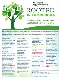 Click Here To Download The Schedule Of Activities Pdf Health Partnership Clinic