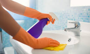 cleaning your sink with vinegar