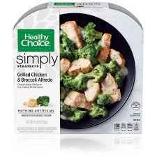 I write for magazines, newspapers, and websites, and i also talk sometimes on tv and irl. Grilled Chicken Broccoli Alfredo Healthy Choice