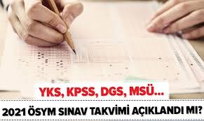 Ösym başkanı aygün, yaptığı açıklamada, 2021 yks, ales, yds, yökdi̇l, kpss, yökdi̇l ve diğer sınavın tarihini duyurdu aygün, yks'nin tyt oturumunun 26 haziran'da, ayt ve ydt oturumlarının 27 haziran'da yapılacağını açıkladı. Osym Sinav Takvimi 2021 Yks Kpss Dgs Yokdil Msu Ales Sinavlari Ne Zaman Yapilacak Basvuru Ve