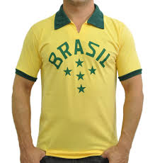 Camisa da olimpíadas rio 2016. Camisa Brasil 1952 A Primeira Amarelinha Show De Camisas