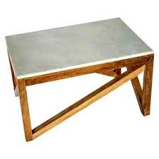 The Wood And Marble Coffee Table From Threshold Has Clean Lines And Unique Legs That Bring A Sculptural Feel T Marble Coffee Table Coffee Table Chic Home Decor