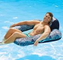 Zero Gravity Lounge with Removable Canopy | Inflatable Pool Chair Float