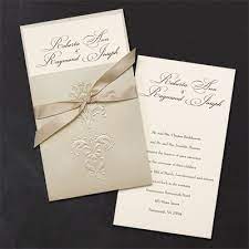 Embellished Invitation Wedding Invitation Ribbon Sparkle Wedding Invitations Cheap Wedding Invitations