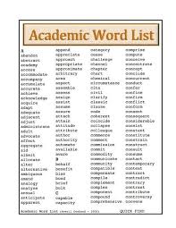 Awl Words By Lin Li Yun 简体中文 Movie Vocabulary List Academic Word List Word List English Vocabulary Words Academic Vocabulary