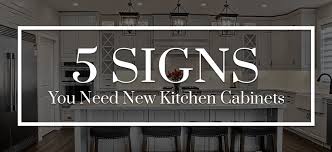 5 signs you need new kitchen cabinets