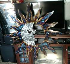 Rustic Sun Indoor Outdoor Wall Decor Recycled Steel Sun Custom Large Sun Etsy Handmade Metal Art S Outdoor Wall Art Outdoor Wall Decor Metal Wall Art