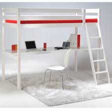Lit Mezzanine Avec Bureau Blanc Blanc Et Vernis Aspen Mezzanines Et Lits Superposes Les Lits Ch Lit Mezzanine Enfant Lit Mezzanine Bureau Lit Mezzanine