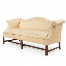 Biedermeier biedermeier furniture at auction, starting bids at $1. Chippendale Camelback Yellow Damask Sofa With Mahogany Frame