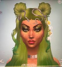 Medusa disguises herself with land features