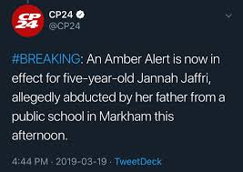 That quickly alerts the public of abducted an amber alert is not intended for cases involving the ontario amber alert is an excellent example children who are in imminent danger. Update Amber Alert Cancelled Girl Ontario Tornado Watch Ontario Blizzard Watch Facebook
