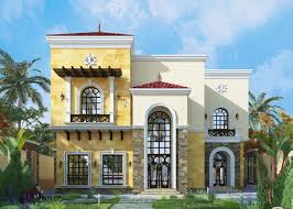 Classic Villa Small House Design Exterior Modern House Facades Mediterranean House Designs