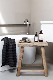 House interior home interior design small space interior design interior design home decor bedroom wood bench, rustic bench, farm house furniture, beach style simple wooden bench with a lot of rustic, weathered style! 25 Bathroom Bench And Stool Ideas For Serene Seated Convenience