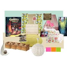 Gravity Falls Inspired Woodland Girl S Bedroom Girls Woodland Bedroom Autumn Inspiration Girls Bedroom