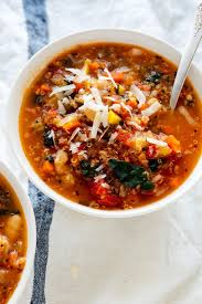 Quinoa Vegetable Soup Recipe Cookie And Kate Recipe Vegetable Soup Recipes Homemade Vegetable Soups Soup Recipes