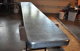 Hammered Zinc Countertop Mountain Copper Creations Countertops Zinc Countertops Kitchen Design Diy