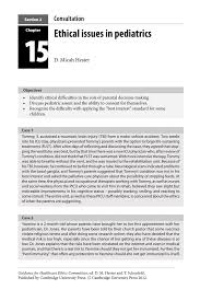 Pdf Ethical Issues In Pediatrics