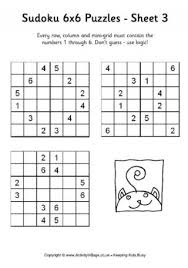 90s tv shows printable sudoku 6. Number Sudoku