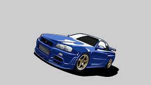 Nissan gtr liberty walk shooting brake 5k. Hd Wallpaper Figure Gold Skyline Gtr Mobile Gtr R34 Nissan Wallpaper Flare