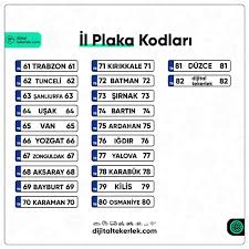 Bu numaraya ait bir araç görüldüğünde bu osmaniye'ye ait anlamı taşır. Il Plaka Kodlari Dijital Dijital Tekerlek Facebook