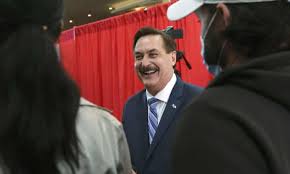 After lindell spoke at the event for several hours, a panelist noted that a break was on the schedule. Mike Lindell S New Free Speech Network Won T Let You Use The Lord S Name In Vain Social Media The Guardian