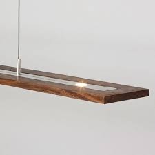 Vix 5 Light Led Linear Pendant Light Linear Pendant Lighting Wooden Pendant Lighting Garage Light Fixtures