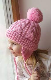 Ready To Ship Sizes 1 2 4y Light Pink Hand Knit Hat For Toddler Girls And Moms Beanie With Knitted Hats Hand Knit Hat Baby Cardigan Knitting Pattern Free