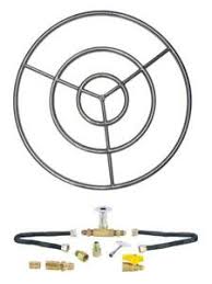 In fact, you can make a fully functional and safe fire pit in a single afternoon without any knowledge of masonry. 6 12 18 24 30 Stainless Steel Gas Fire Pit Burner Ring Deluxe Kit Ng Lp Ebay