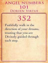 O Angel Number For Today The Angels Are Guiding Me To The Number 352 Pay Attention To Th Angel Numbers Numerology Numbers Numerology