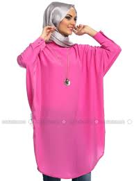 Z Yarasa Kollu Tunik Fusya Ekru 73048 Jpg 800 1080 Tunik Ust Giyim Giyim