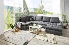Wohnlandschaft In Anthrazit Von Carryhome Einrichtungsstil Moderne Couch Haus Deko