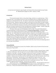 Barbara Burch Tribute