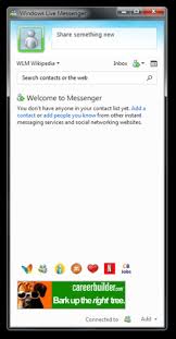 Messenger helps you connect with the people you care about most. Windows Live Messenger Wikipedia