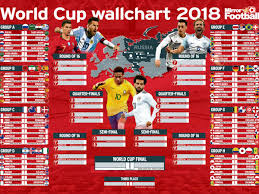 world cup 2018 wallchart download yours for free with all