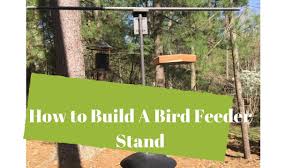 It's simple and affordable, but its thick, sturdy construction and sleek black finish give it a leg up on the competition. How To Build A Bird Feeder Stand Youtube