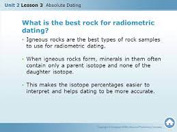 Describes how generic radiometric dating works for igneous rocks. Unit 2 Lesson 3 Absolute Dating Ppt Download