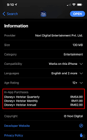 These prepaid packs also come with additional benefits such as free voice calls, data, smses, and complimentary access to a bunch of other services such as live tv. Update Cheaper Disney Hotstar Malaysia Options Spotted Rm62 90 For An Annual Subscription