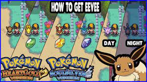 Pokemon Heartgold And Soulsilver How To Get Eevee Evolve It Youtube