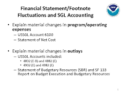 financial reporting fluctuation flux analysis noaa s finance