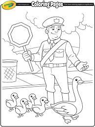 This compilation of over 200 free, printable, summer coloring pages will keep your kids happy and out of trouble during the heat of summer. Traffic Cop Coloring Page Crayola Com