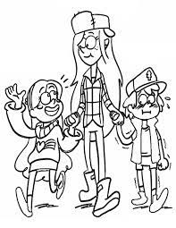All favorite characters in this gravity falls coloring book for painting. Gravity Falls Coloring Pages Print All The Characters