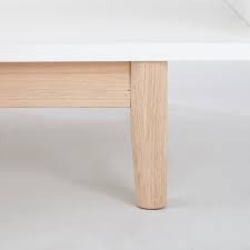 Mesa Baja Escandinava De 2 Cajones Blanca Maisons Du Monde Table Basse Style Scandinave Table Basse Scandinave Table Basse