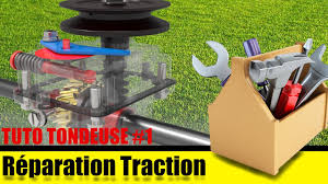 Reparation Traction De Tondeuse Youtube