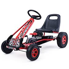 Choosing the cheap go karts could be difficult! Costway 4 Wheels Kids Ride On Pedal Powered Bike Go Kart Racer Car Outdoor Play Toy Walmart Com Walmart Com