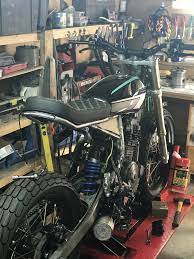 Subframe Seat And Rear Lights Custom Cafe Racer Tracker Motorcycle Cafe Racer Honda
