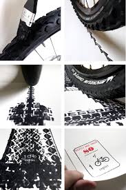 Architectural Landmarks Created With Bicycle Tire Tracks By Thomas Yang Tire Art Bicycle Art Relief Printing