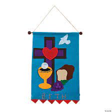 Maybe you would like to learn more about one of these? Holy Communion Banner Craft Kit
